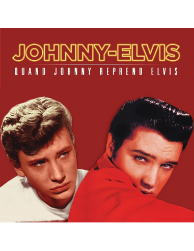 Johnny Hallyday & Elvis Presley - Quand Johnny Reprend Elvis - Picture Disc Rouge (Vinyle)