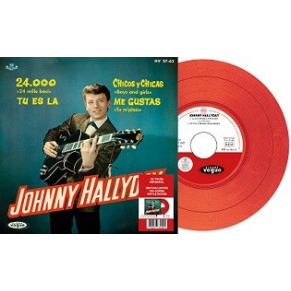 Johnny Hallyday - 24.000 Baisers - Vinyle ROUGE (Espagne) (Vinyle 7'')