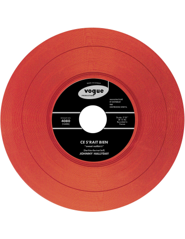 Johnny Hallyday - Souvenirs, Souvenirs - Vinyle ROUGE (Canada) (Vinyle 7'')