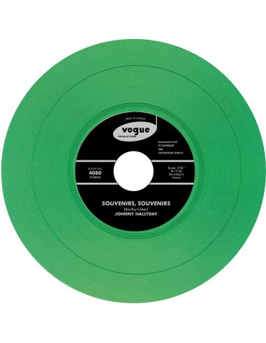 Johnny Hallyday - Souvenirs, Souvenirs - Vinyle VERT (Canada) (Vinyle 7'')