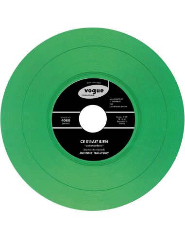 Johnny Hallyday - Souvenirs, Souvenirs - Vinyle VERT (Canada) (Vinyle 7'')
