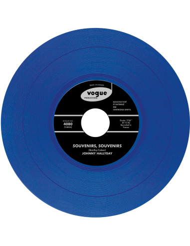 Johnny Hallyday - Souvenirs, Souvenirs - Vinyle BLEU (Canada) (Vinyle 7'')