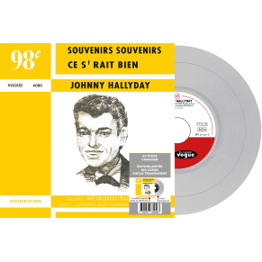 Johnny Hallyday - Souvenirs, Souvenirs - Vinyle TRANSPARENT (Canada) (Vinyle 7'')