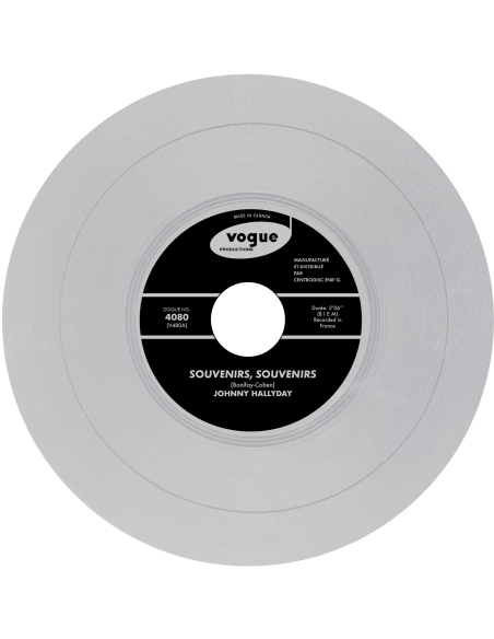 Johnny Hallyday - Souvenirs, Souvenirs - Vinyle TRANSPARENT (Canada) (Vinyle 7'')