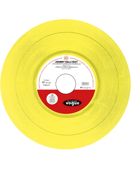 Johnny Hallyday - Souvenirs, Souvenirs - Vinyle JAUNE (Espagne) (Vinyle 7'')