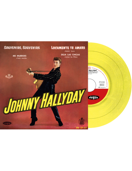 Johnny Hallyday - Souvenirs, Souvenirs - Vinyle JAUNE (Espagne) (Vinyle 7'')