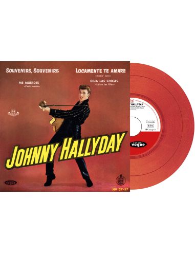 Johnny Hallyday - Souvenirs, Souvenirs - Vinyle ROUGE (Espagne) (Vinyle 7'')