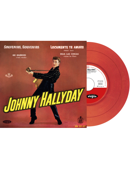 Johnny Hallyday - Souvenirs, Souvenirs - Vinyle ROUGE (Espagne) (Vinyle 7'')