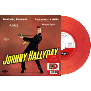 Johnny Hallyday - Souvenirs, Souvenirs - Vinyle ROUGE (Espagne) (Vinyle 7'')