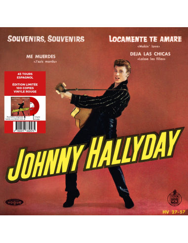 Johnny Hallyday - Souvenirs, Souvenirs - Vinyle ROUGE (Espagne) (Vinyle 7'')