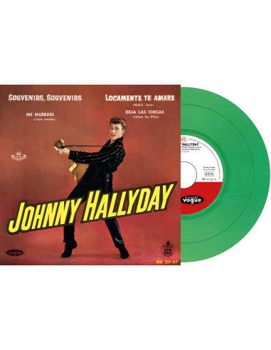 Johnny Hallyday - Souvenirs, Souvenirs - Vinyle VERT (Espagne) (Vinyle 7'')