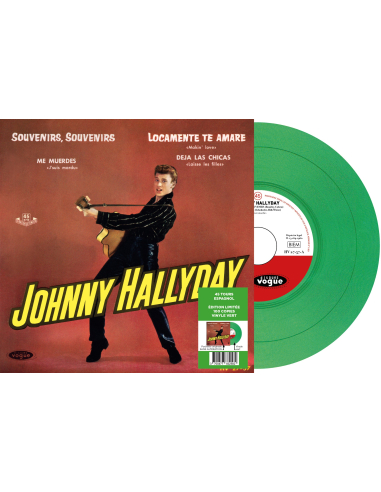 Johnny Hallyday - Souvenirs, Souvenirs - Vinyle VERT (Espagne) (Vinyle 7'')