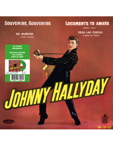 Johnny Hallyday - Souvenirs, Souvenirs - Vinyle VERT (Espagne) (Vinyle 7'')