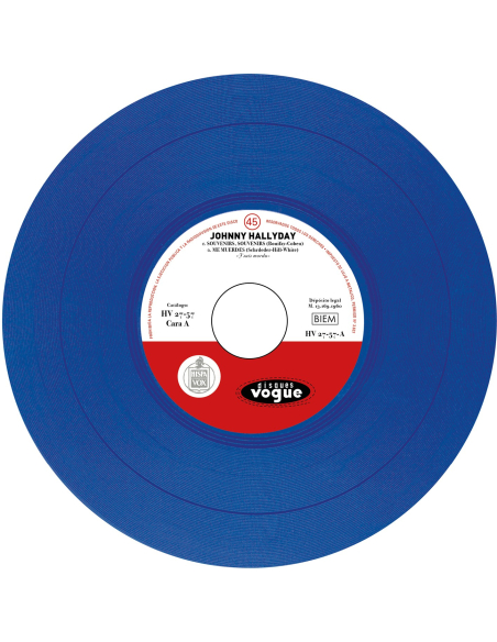 Johnny Hallyday - Souvenirs, Souvenirs - Vinyle BLEU (Espagne) (Vinyle 7'')