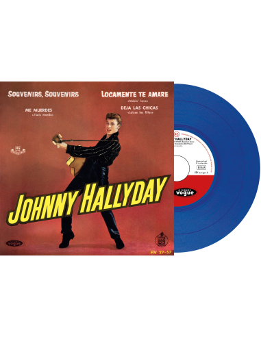 Johnny Hallyday - Souvenirs, Souvenirs - Vinyle BLEU (Espagne) (Vinyle 7'')