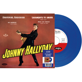 Johnny Hallyday - Souvenirs, Souvenirs - Vinyle BLEU (Espagne) (Vinyle 7'')