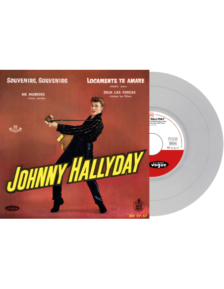 Johnny Hallyday - Souvenirs, Souvenirs - Vinyle TRANSPARENT (Espagne) (Vinyle 7'')