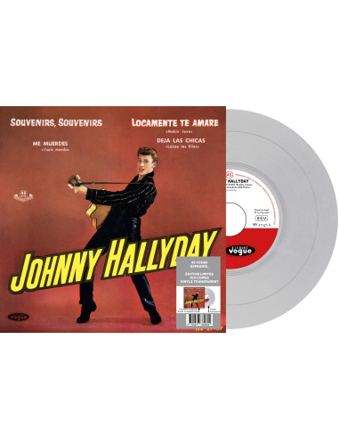 Johnny Hallyday - Souvenirs, Souvenirs - Vinyle TRANSPARENT (Espagne) (Vinyle 7'')