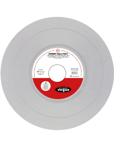 Johnny Hallyday - Souvenirs, Souvenirs - Vinyle TRANSPARENT (Espagne) (Vinyle 7'')