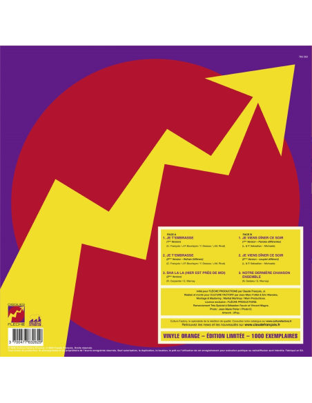 Claude François - Les Inédits 25cm Vol. 6 - Maquettes, Versions Alternatives (Vinyle 10''+ CD)