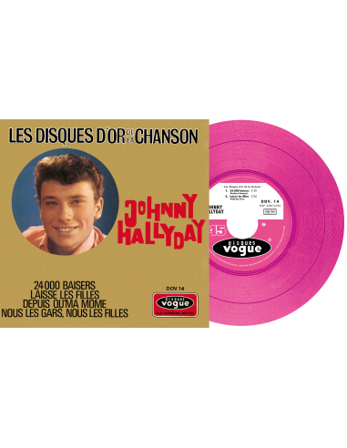 Johnny Hallyday - EP N°15 - Les Disques D'or De La Chanson (Vinyle 7'')