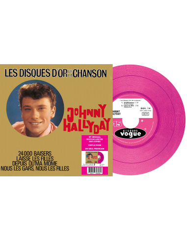 Johnny Hallyday - EP N°15 - Les Disques D'or De La Chanson (Vinyle 7'')