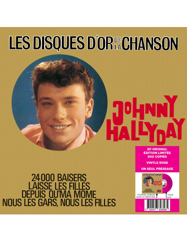 Johnny Hallyday - EP N°15 - Les Disques D'or De La Chanson (Vinyle 7'')