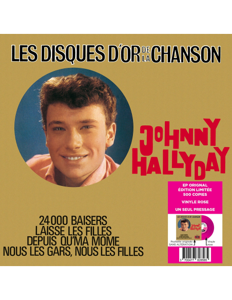 Johnny Hallyday - EP N°15 - Les Disques D'or De La Chanson (Vinyle 7'')