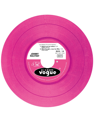 Johnny Hallyday - EP N°15 - Les Disques D'or De La Chanson (Vinyle 7'')