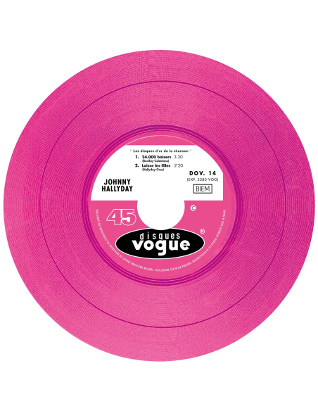 Johnny Hallyday - EP N°15 - Les Disques D'or De La Chanson (Vinyle 7'')