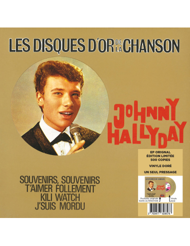 Johnny Hallyday - EP N°14 - Les Disques D'or De La Chanson (Vinyle 7'')