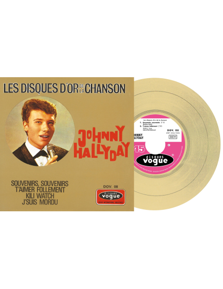 Johnny Hallyday - EP N°14 - Les Disques D'or De La Chanson (Vinyle 7'')