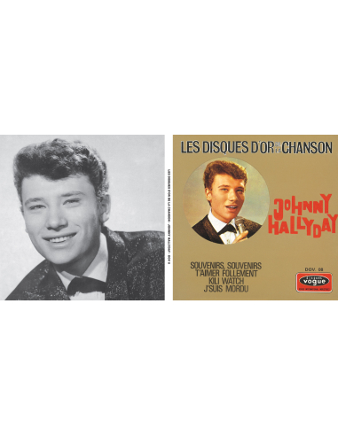 Johnny Hallyday - EP N°14 - Les Disques D'or De La Chanson (Vinyle 7'')