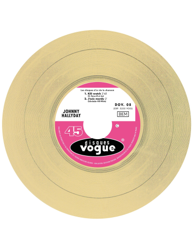 Johnny Hallyday - EP N°14 - Les Disques D'or De La Chanson (Vinyle 7'')