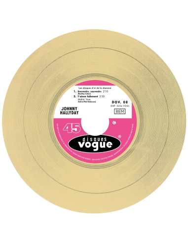 Johnny Hallyday - EP N°14 - Les Disques D'or De La Chanson (Vinyle 7'')