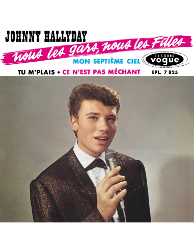 Johnny Hallyday - EP N°06 - Nous Les Gars, Nous Les Filles (Vinyle 7'')