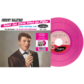 Johnny Hallyday - EP N°06 - Nous Les Gars, Nous Les Filles (Vinyle 7'')