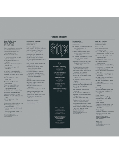 Styx - Pieces Of Eight (Vinyle)