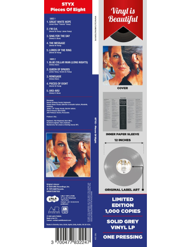 Styx - Pieces Of Eight (Vinyle)