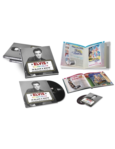 Elvis Presley - Technicolor In Black & White (Livre + Vinyle + CD)