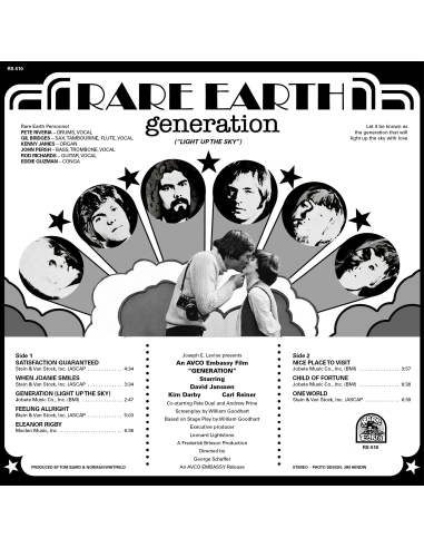 Rare Earth - Generation (Vinyle)