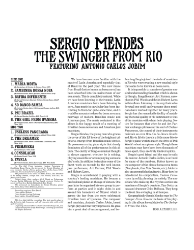 Sergio Mendes - The Swinger from Rio (Vinyle)