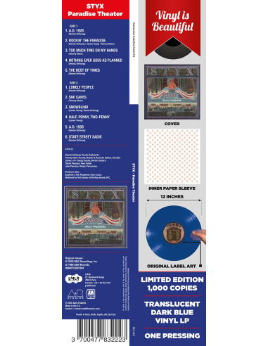 Styx - Paradise Theatre (Vinyle)