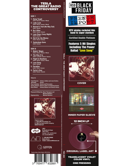 Tesla - The Great Radio Controversy (Vinyle)