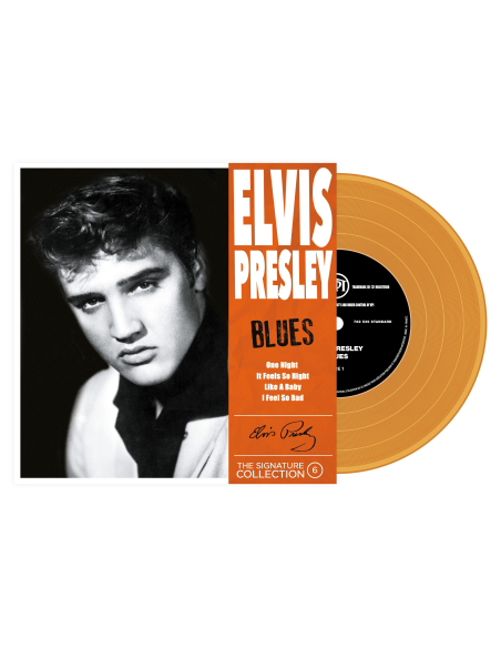 Elvis Presley - 45 Tours - The Signature Collection N°06 - Blues (Vinyle Orange)