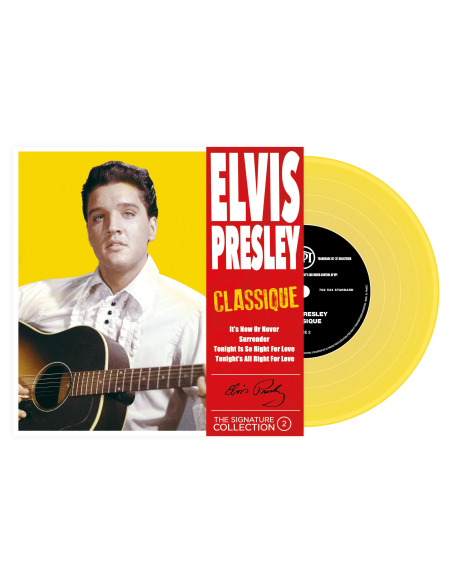 Elvis Presley - 45 Tours - The Signature Collection N°02 - Classique (Vinyle Jaune)