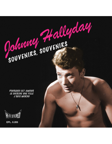 Johnny Hallyday - 45 Tours - Tu Parles Trop (Vinyle Blanc)